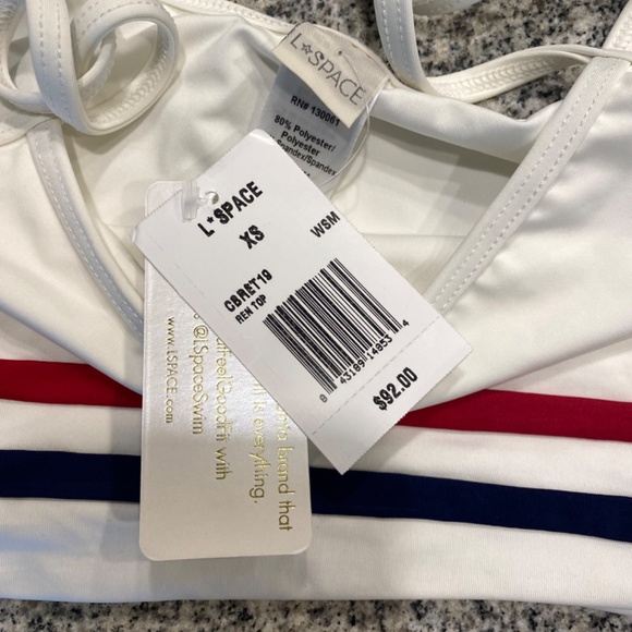 L*SPACE HIGH WAISTED SWIMSUIT XS - Picture 3 of 3